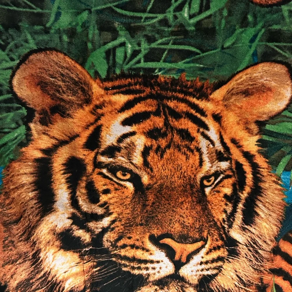 Vintage Hilasal TIGER Bath Towel and Hand Towel